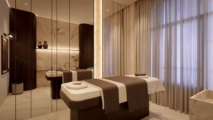 Sala de massagem reservada